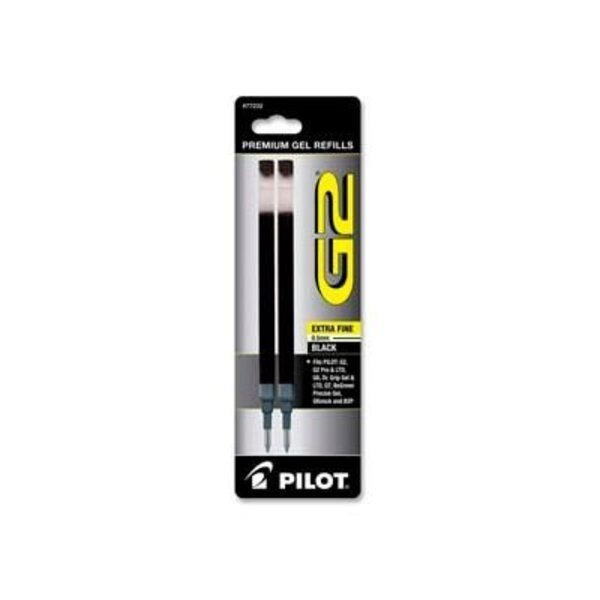 Pilot¬Æ G2 Gel Ink Refill, Extra Fine, Black Ink, 2/Pack, Pilot, Mfr#: 77232